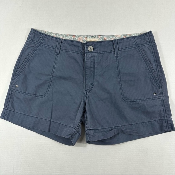 Levi's Gray Blue Flat Front Shorts with Pockets, 12 - Picture 1 of 7